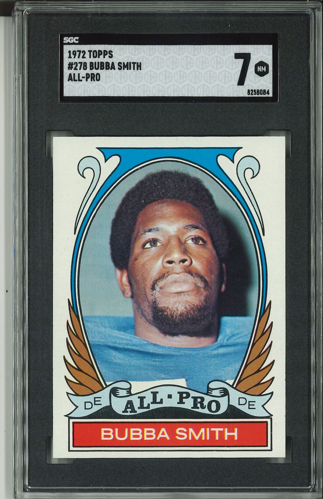 1972 Topps #278 Bubba Smith All Pro SGC 7 Hi #