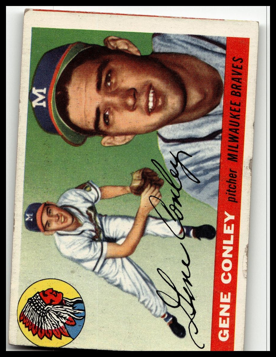 1955 Topps #81 Gene Conley Excellent