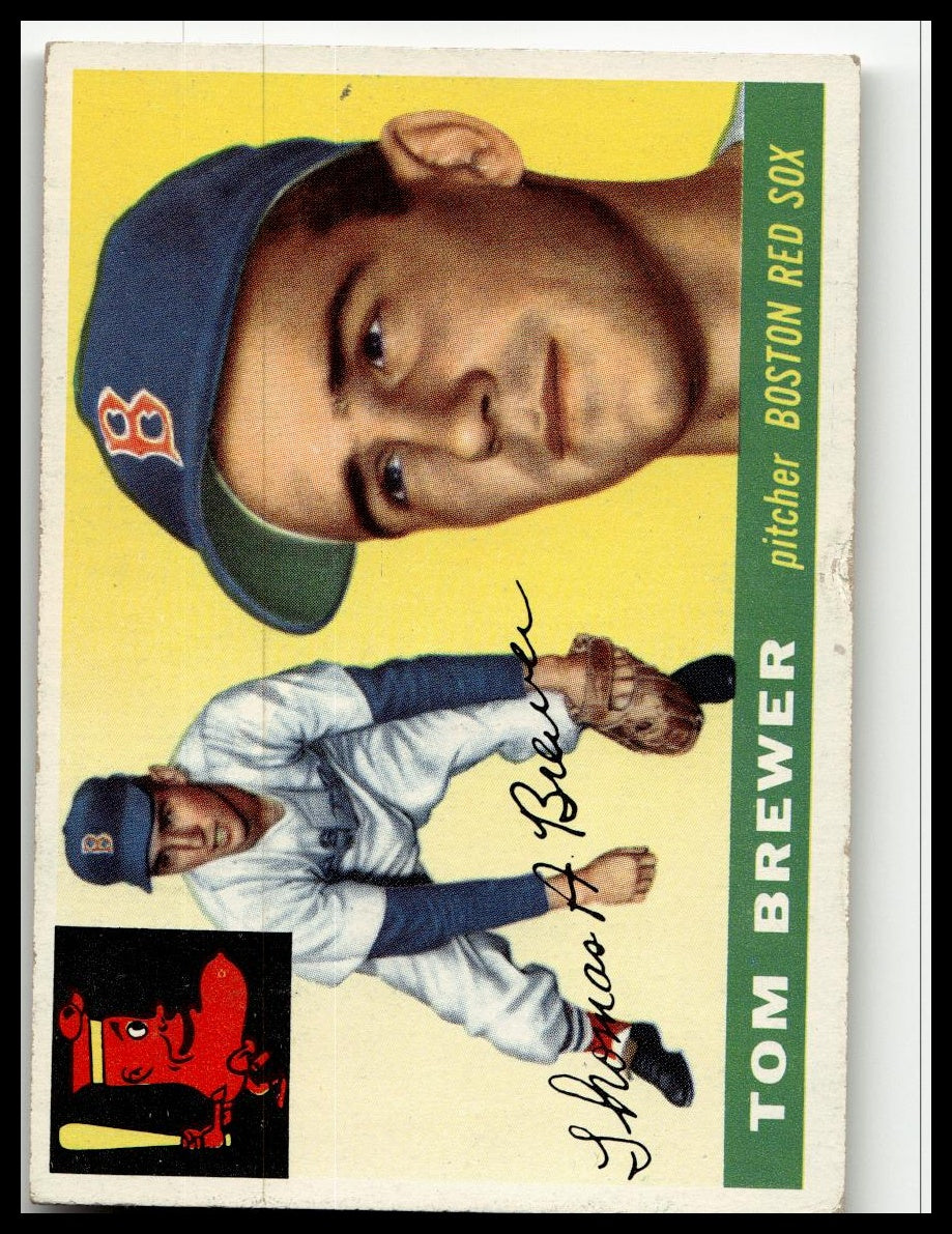 1955 Topps #83 Tom Brewer Excellent