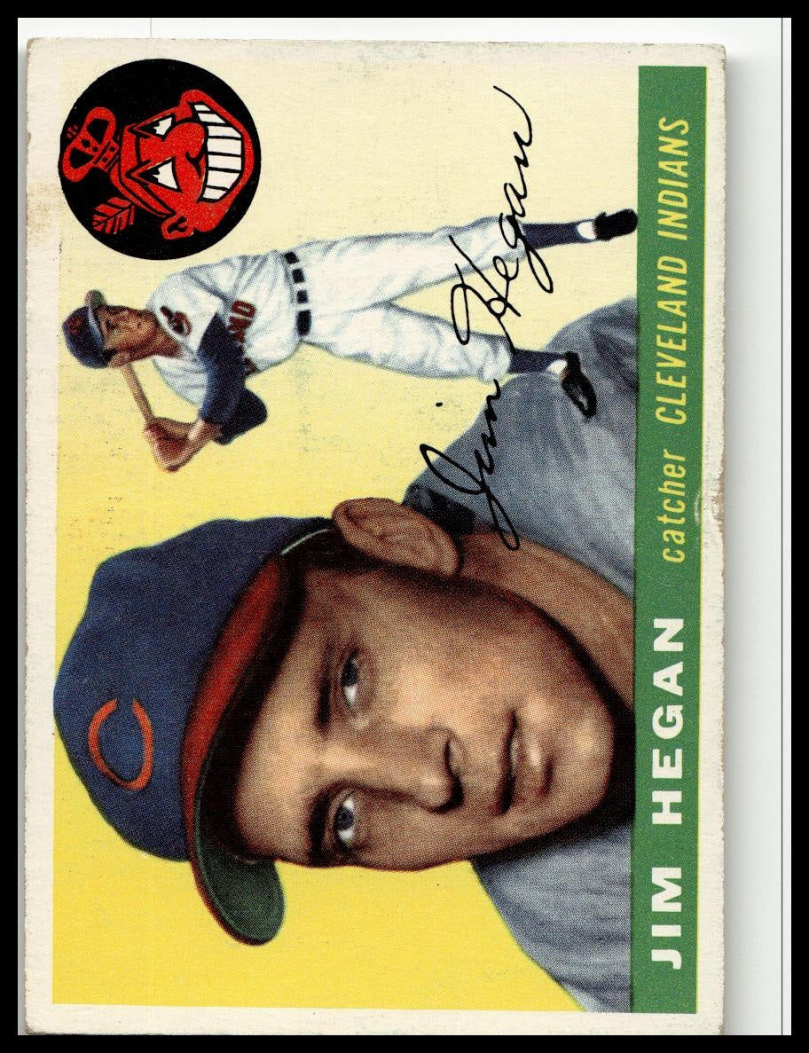 1955 Topps #7 Jim Hegan Excellent