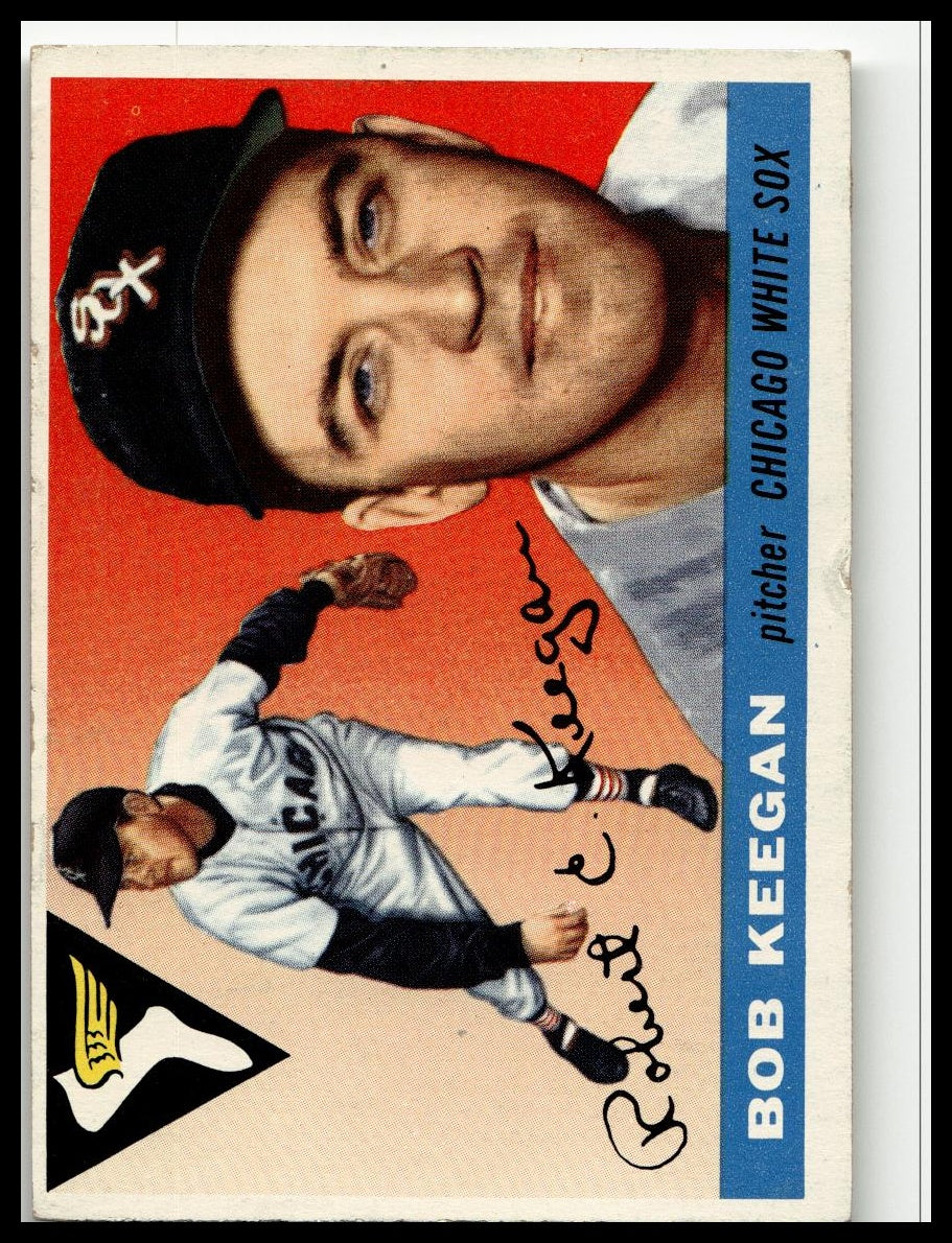 1955 Topps #10 Bob Keegan Excellent