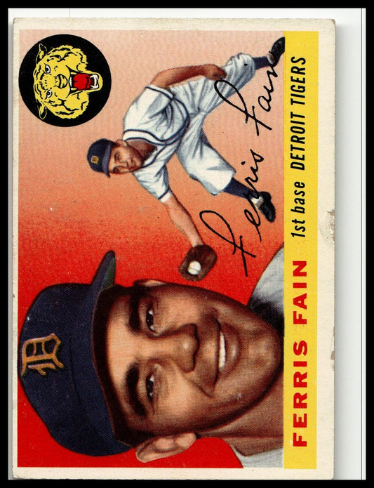 1955 Topps #11 Ferris Fain Excellent