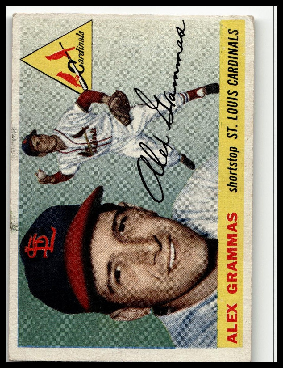 1955 Topps #21 Alex Grammas Excellent