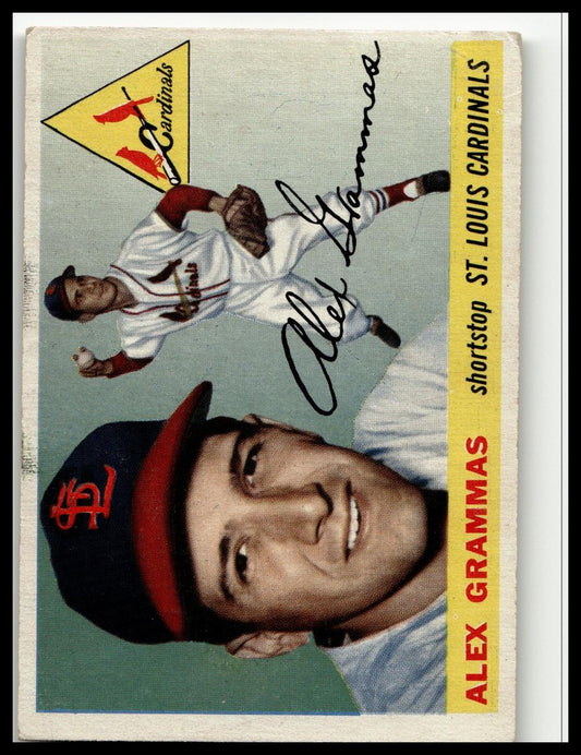 1955 Topps #21 Alex Grammas Excellent