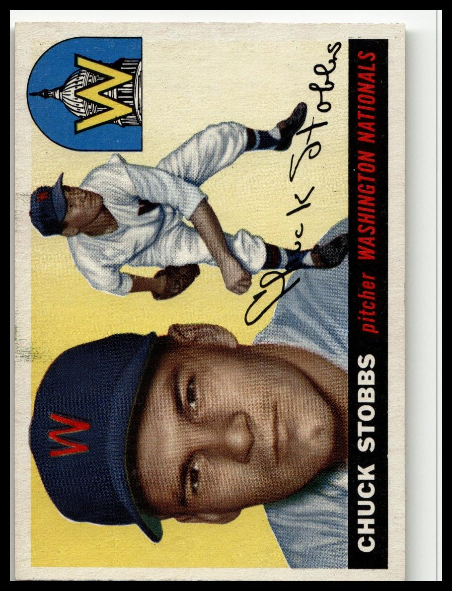 1955 Topps #41 Chuck Stobbs Excellent