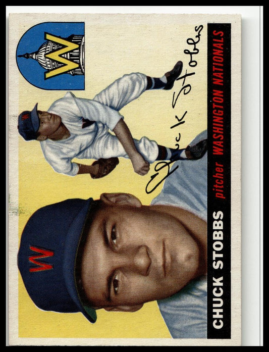 1955 Topps #41 Chuck Stobbs Excellent