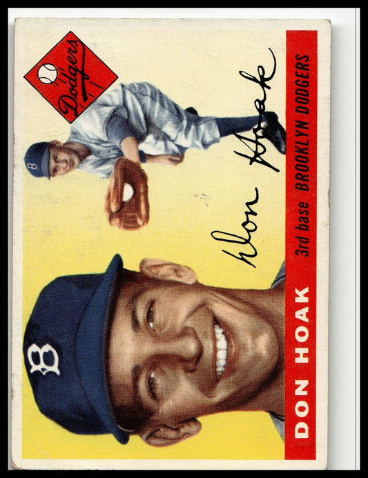 1955 Topps #40 Don Hoak Excellent
