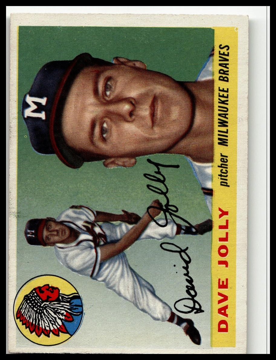 1955 Topps #35 Dave Jolly Excellent