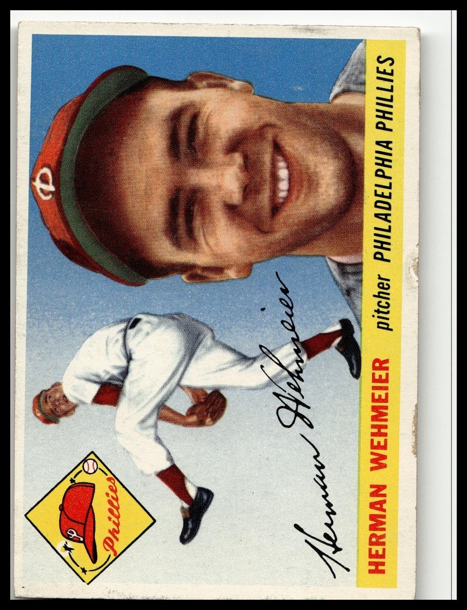 1955 Topps #29 Herman Wehmeier Excellent