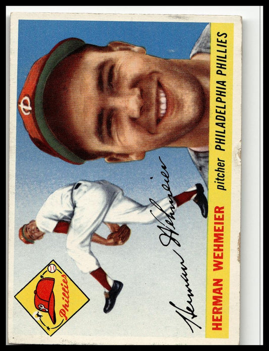 1955 Topps #29 Herman Wehmeier Excellent