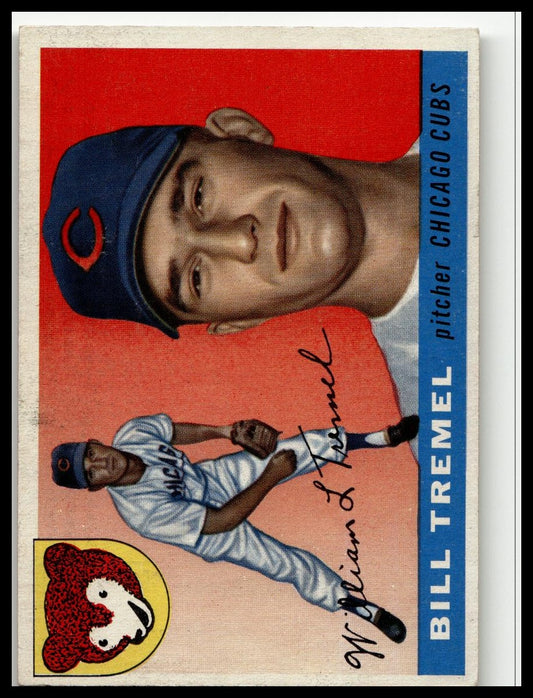 1955 Topps #52 Bill Tremel Excellent