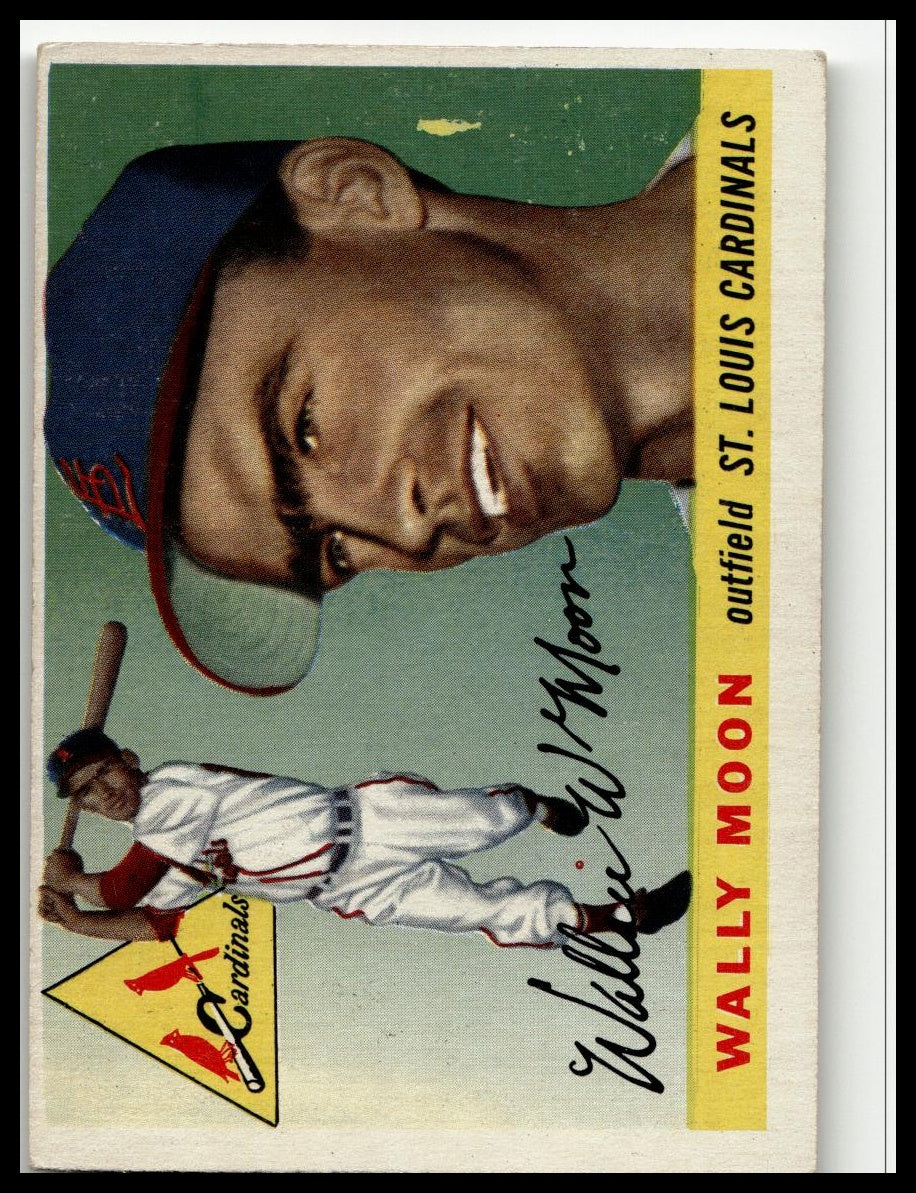 1955 Topps #67 Wally Moon Excellent