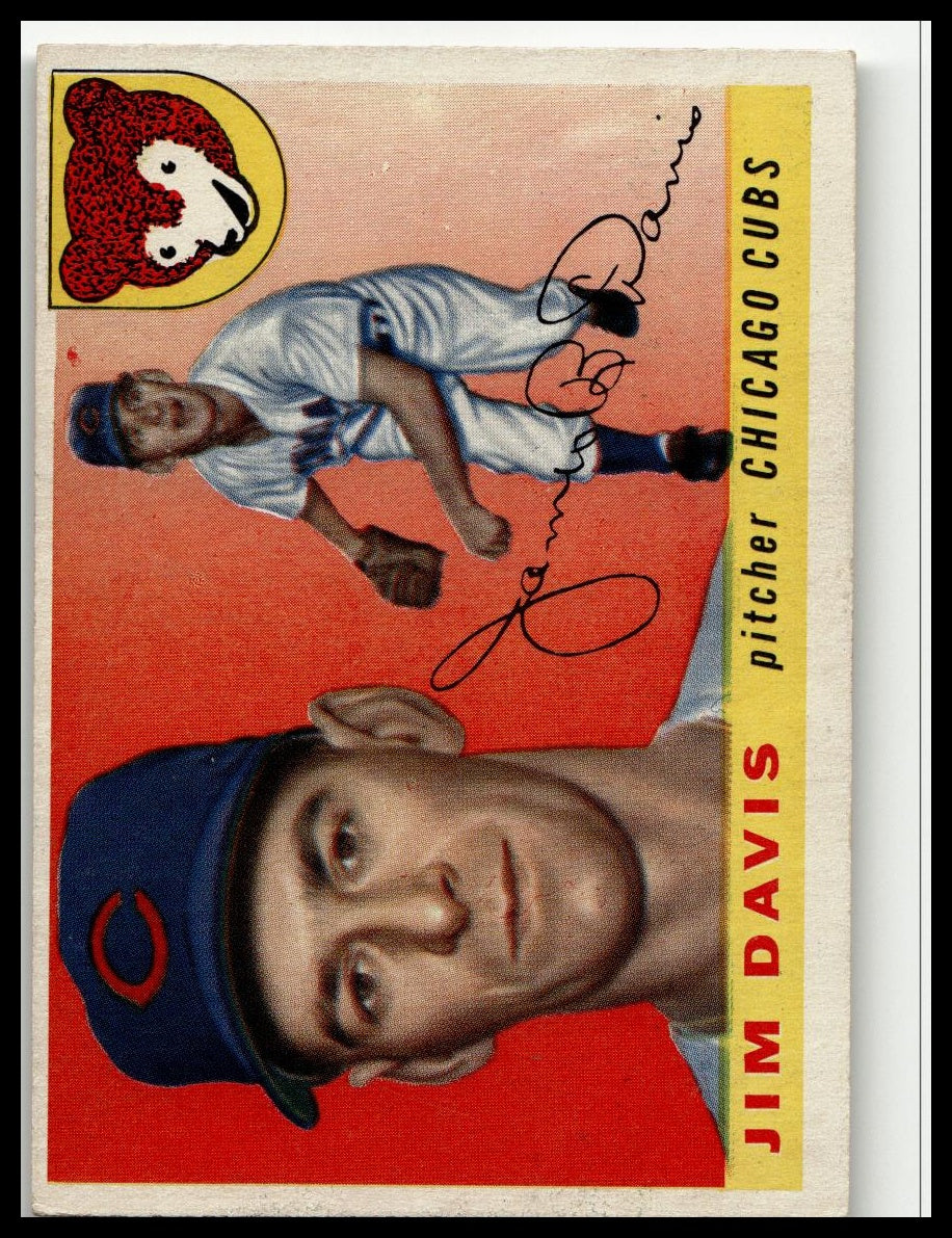 1955 Topps #68 Jim Davis Excellent