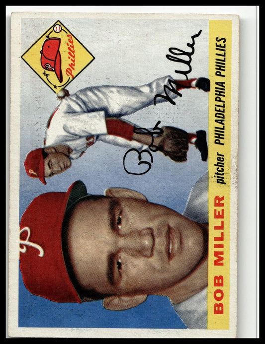1955 Topps #157 Bob Miller Very Good