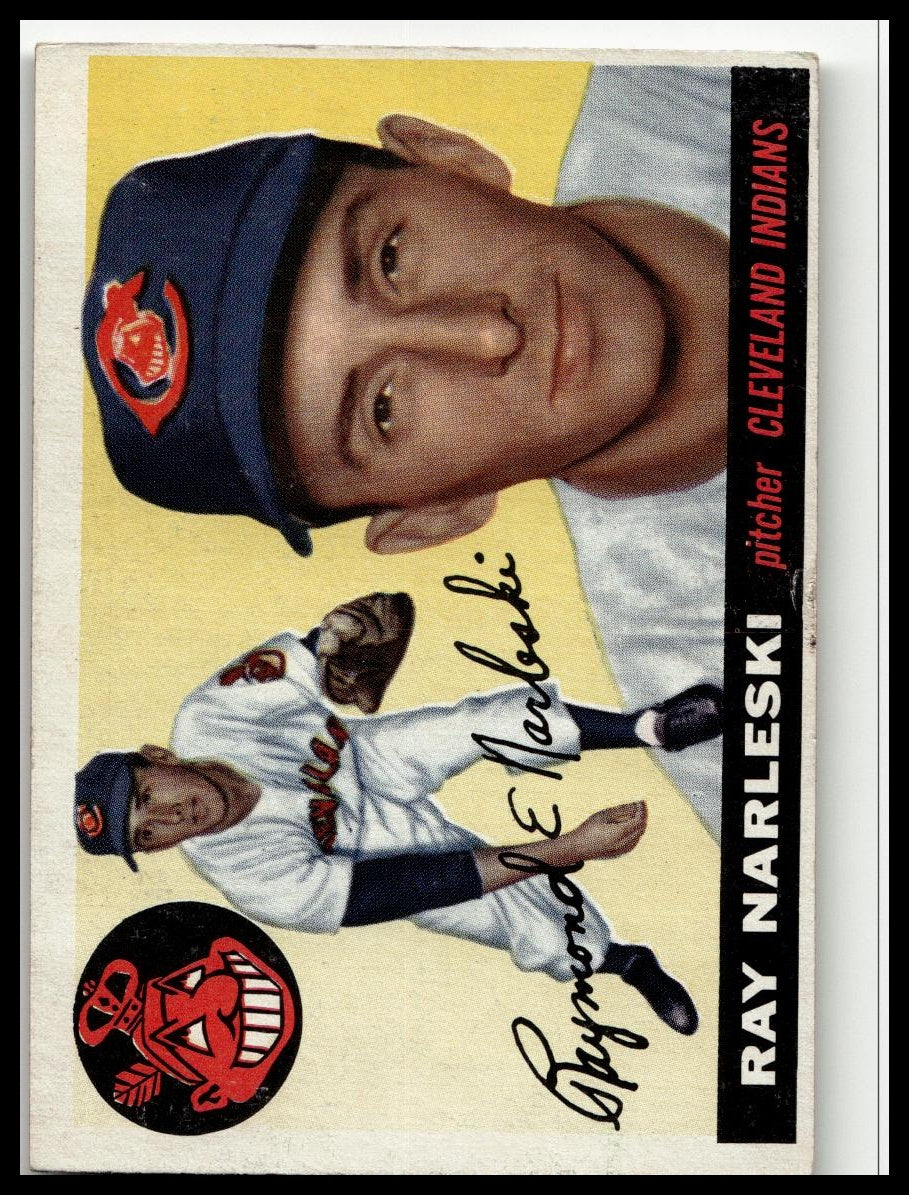 1955 Topps #160 Ray Narleski Very Good