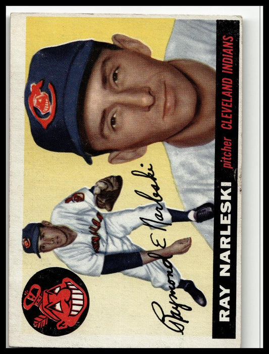 1955 Topps #160 Ray Narleski Very Good