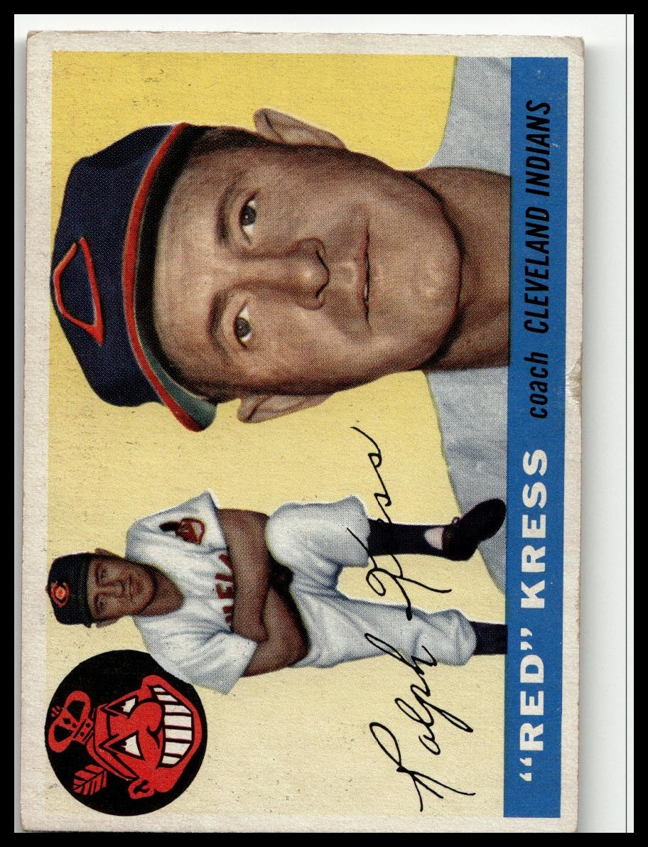 1955 Topps #151 Red Kress Very Good