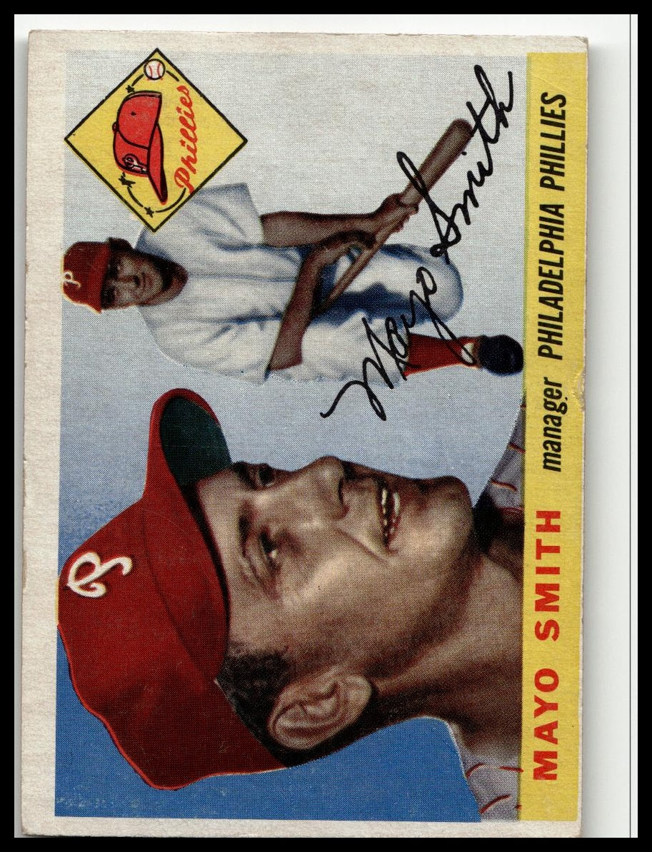 1955 Topps #130 Mayo Smith Very Good