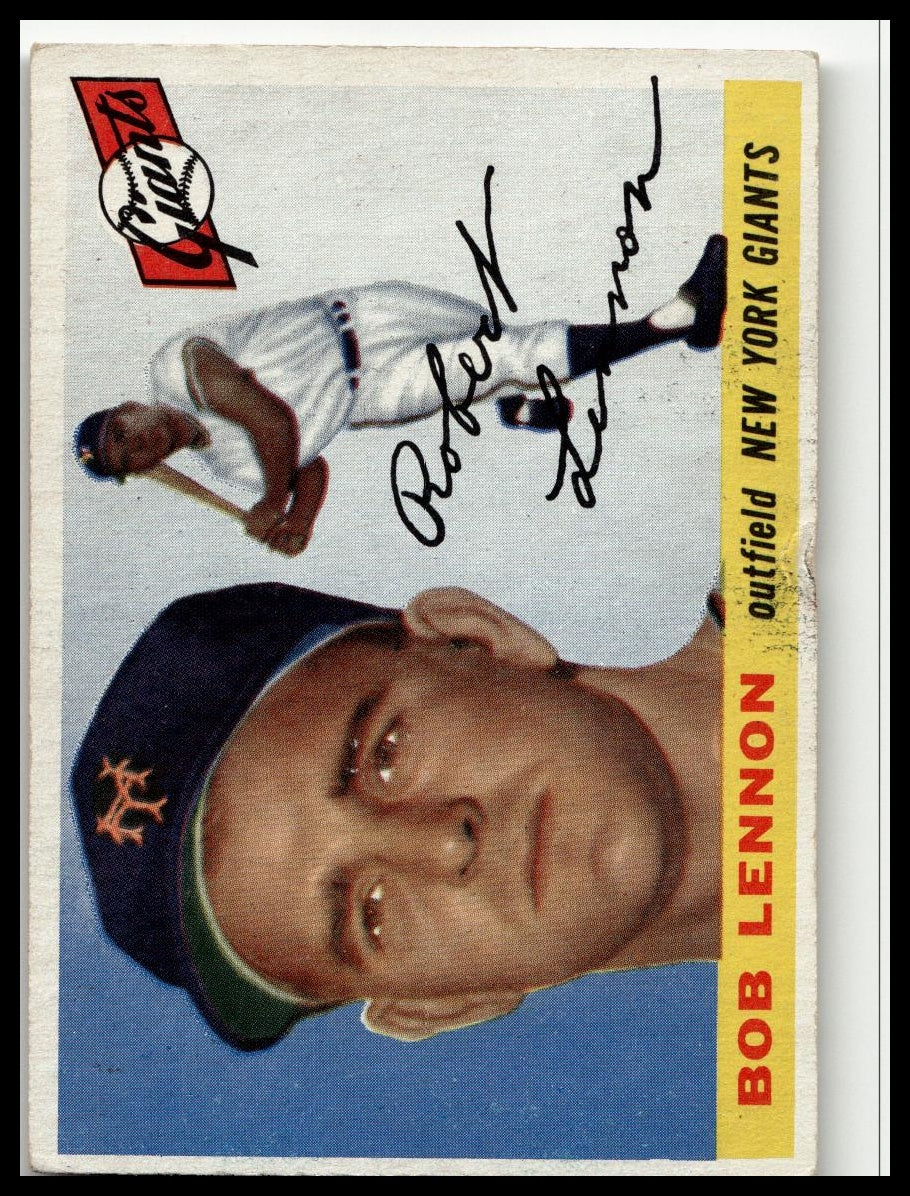 1955 Topps #119 Bob Lennon Very Good