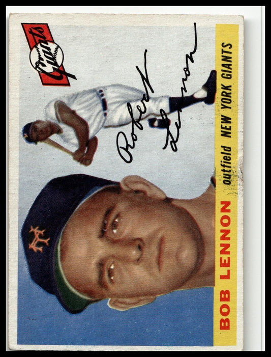 1955 Topps #119 Bob Lennon Very Good