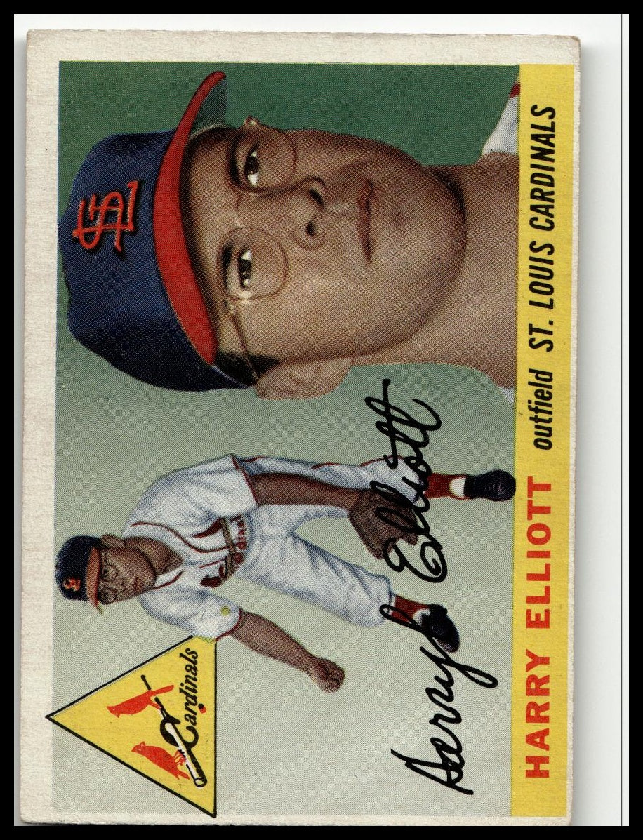 1955 Topps #137a Harry Elliott Excellent HOF-10001412