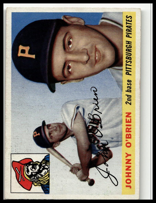 1955 Topps #135 Johnny O'Brien Excellent HOF-10001416