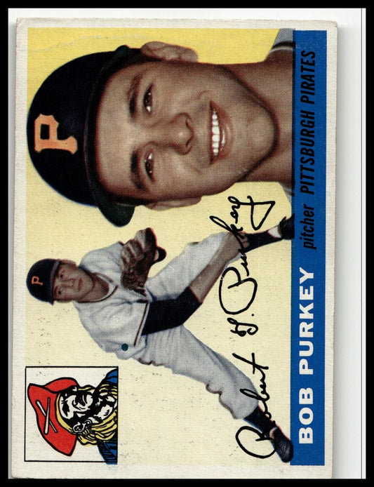 1955 Topps #118 Bob Purkey Excellent HOF-10001425