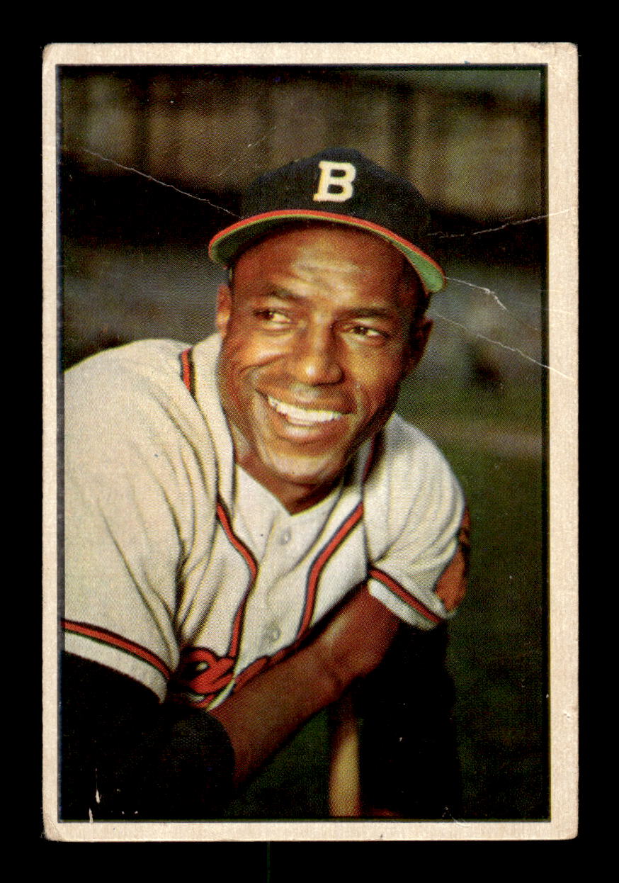 1953 Bowman Color #3 Sam Jethroe Very Good HOF-10001487