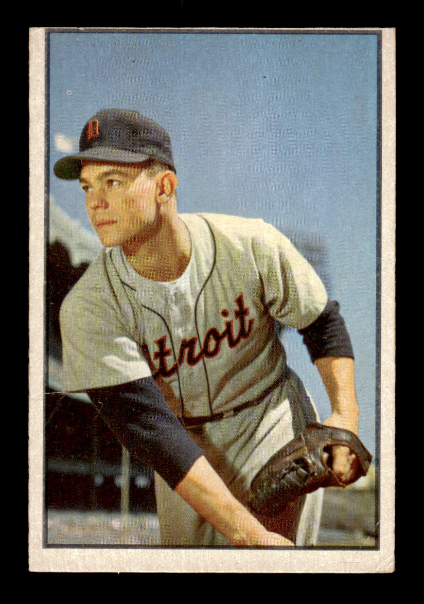 1953 Bowman Color #4 Art Houtteman Very Good HOF-10001488
