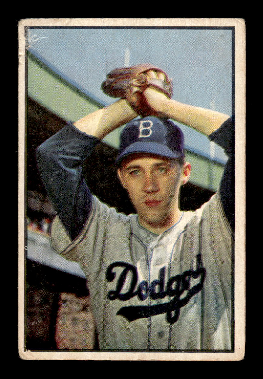 1953 Bowman Color #14 Billy Loes Very Good HOF-10001494