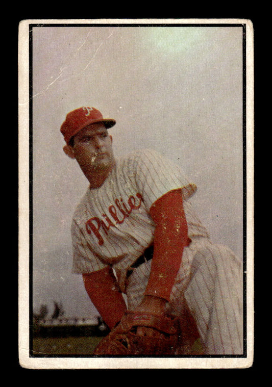 1953 Bowman Color #158 Howie Fox Very Good HOF-10001577