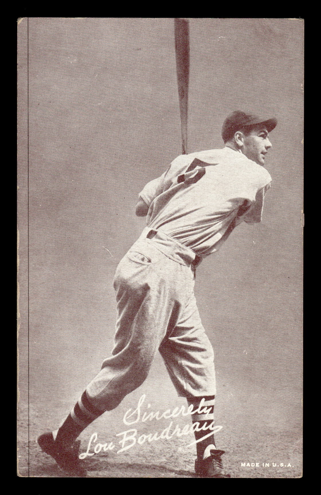 1939-46 Exhibits Salutation (W462) #NNO Lou Boudreau Very Good HOF-10001579
