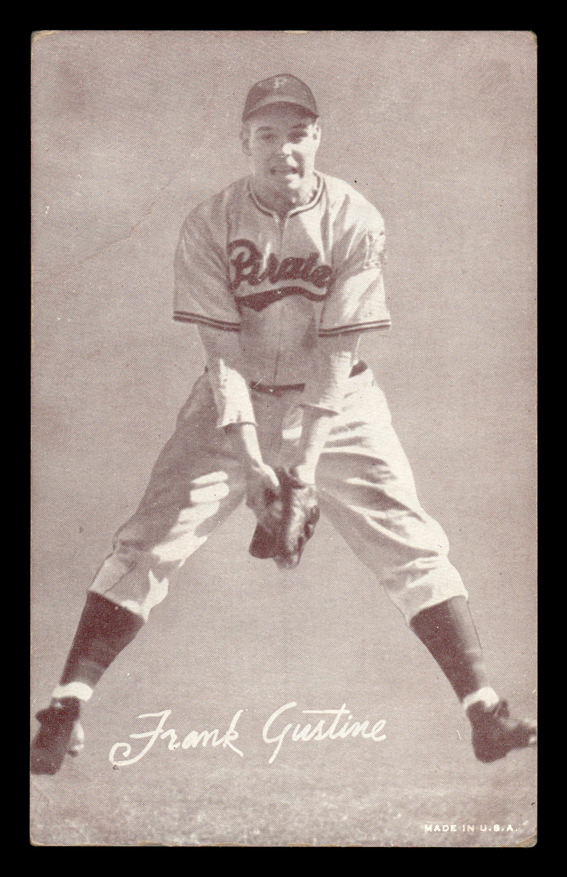 1947-66 Exhibits (W461) #NNO Frank Gustine Very Good HOF-10001587