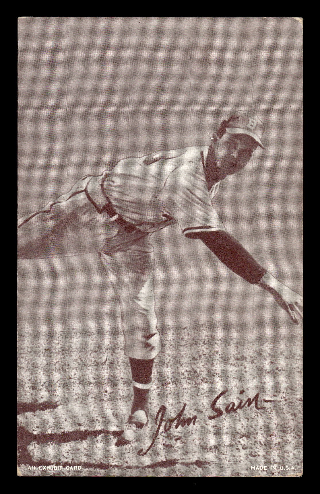 1947-66 Exhibits (W461) #NNO Johnny Sain Very Good HOF-10001589