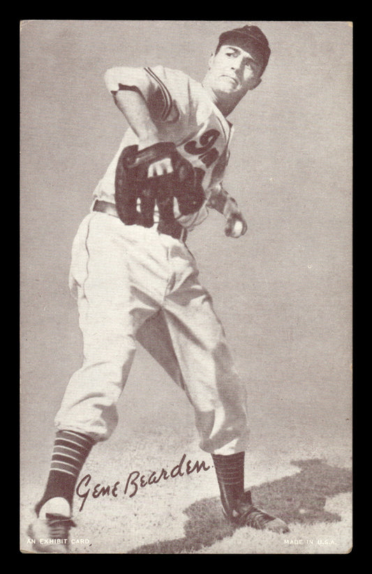 1947-66 Exhibits (W461) #NNO Gene Bearden Very Good HOF-10001593