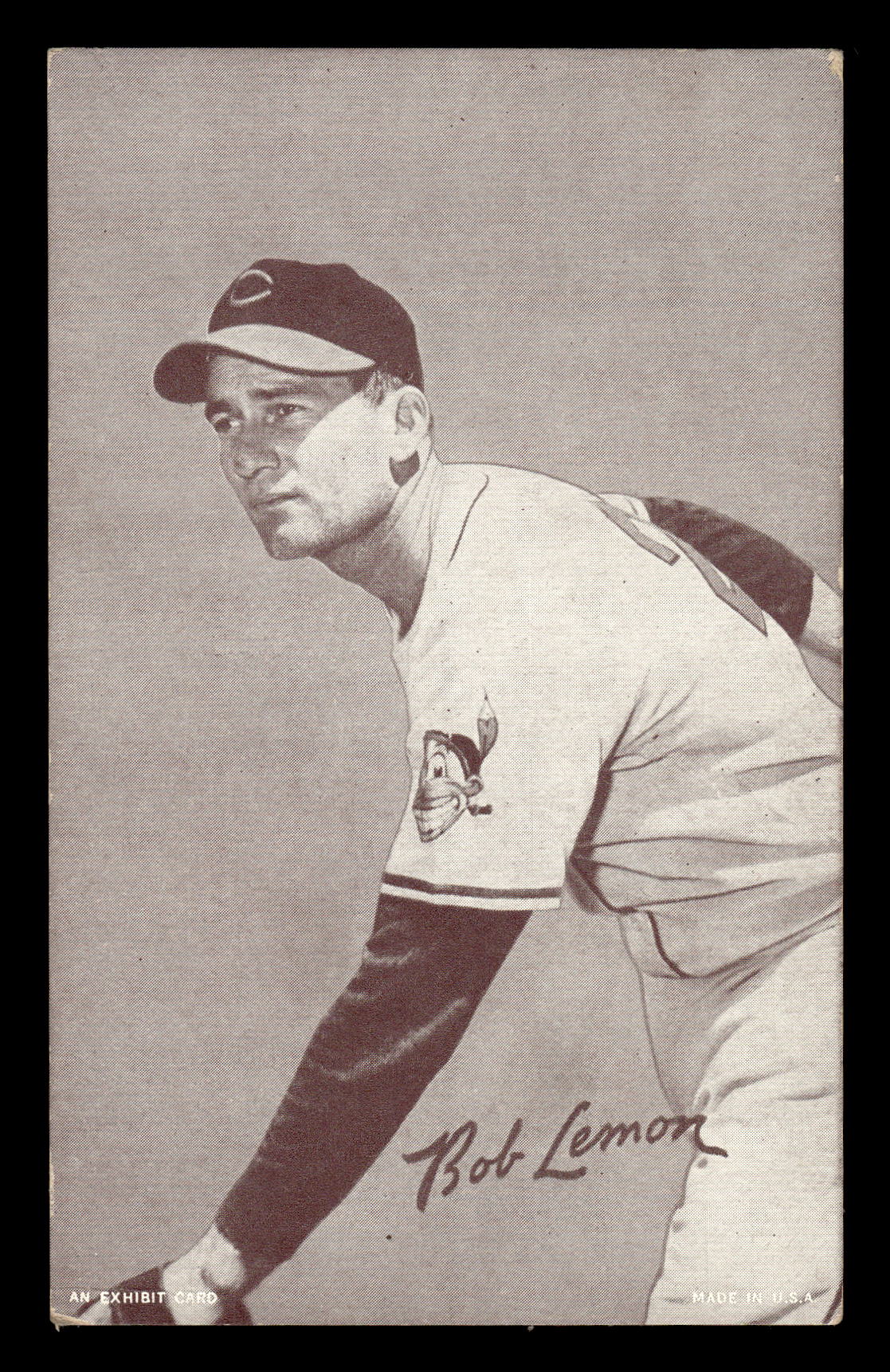 1947-66 Exhibits (W461) #NNO Bob Lemon Very Good HOF-10001596