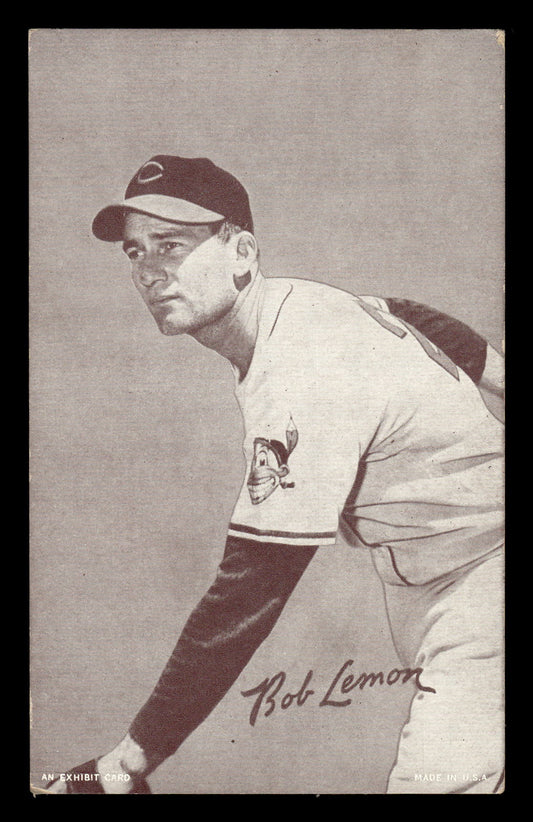 1947-66 Exhibits (W461) #NNO Bob Lemon Very Good HOF-10001596