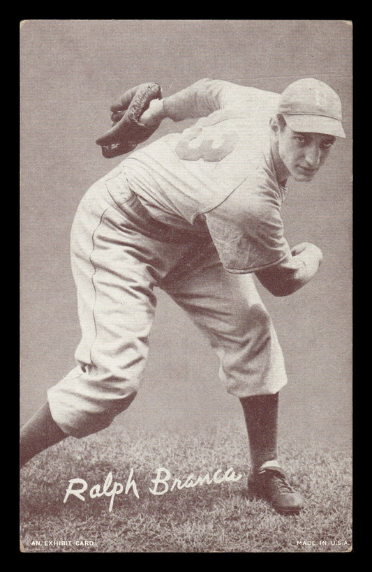 1947-66 Exhibits (W461) #NNO Ralph Branca Very Good HOF-10001601