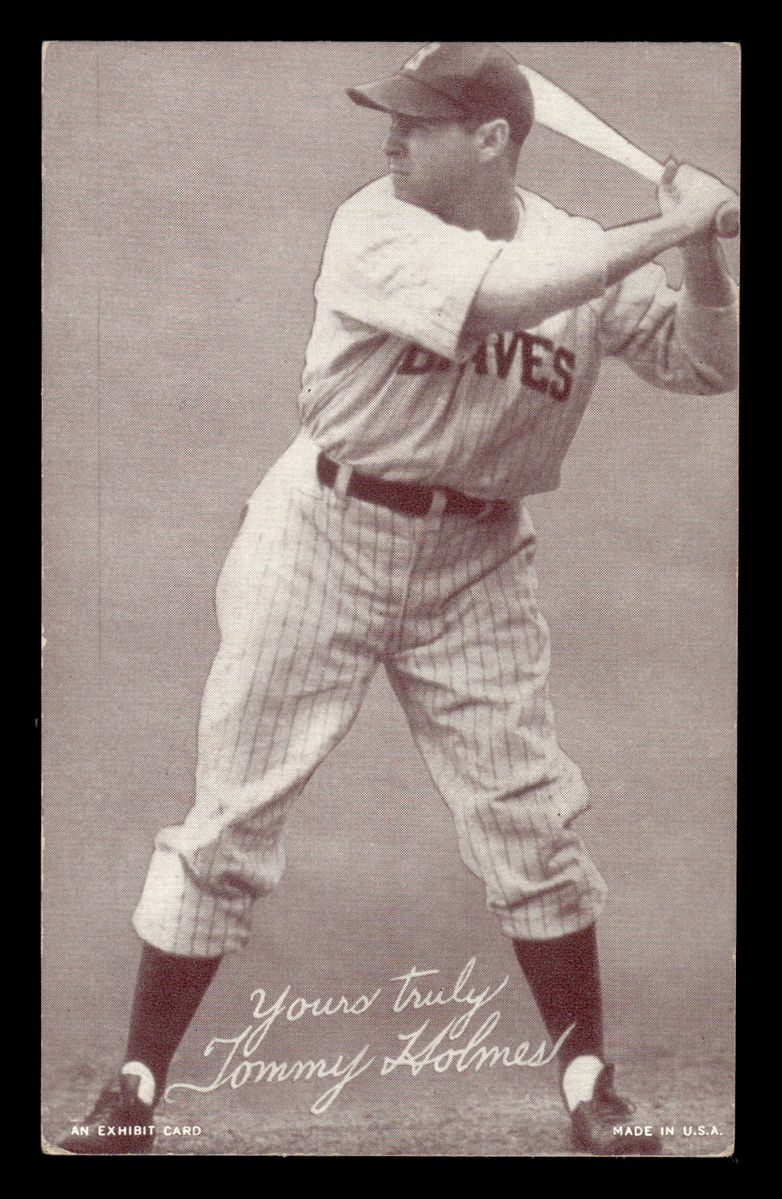 1939-46 Exhibits Salutation (W462) #NNO Tommy Holmes Very Good HOF-10001602