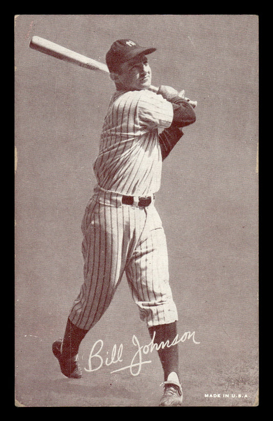 1947-66 Exhibits (W461) #NNO Bill Johnson Very Good HOF-10001606