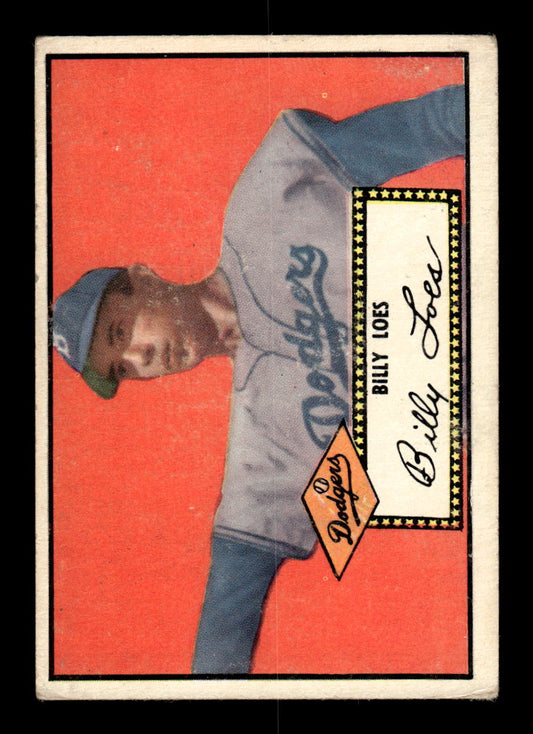 1952 Topps #20b Billy Loes Very Good HOF-10001656