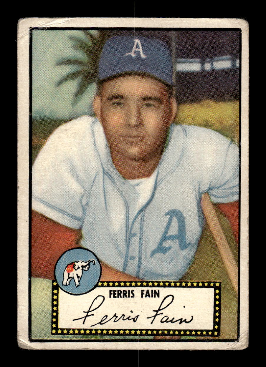 1952 Topps #21b Ferris Fain Very Good HOF-10001657