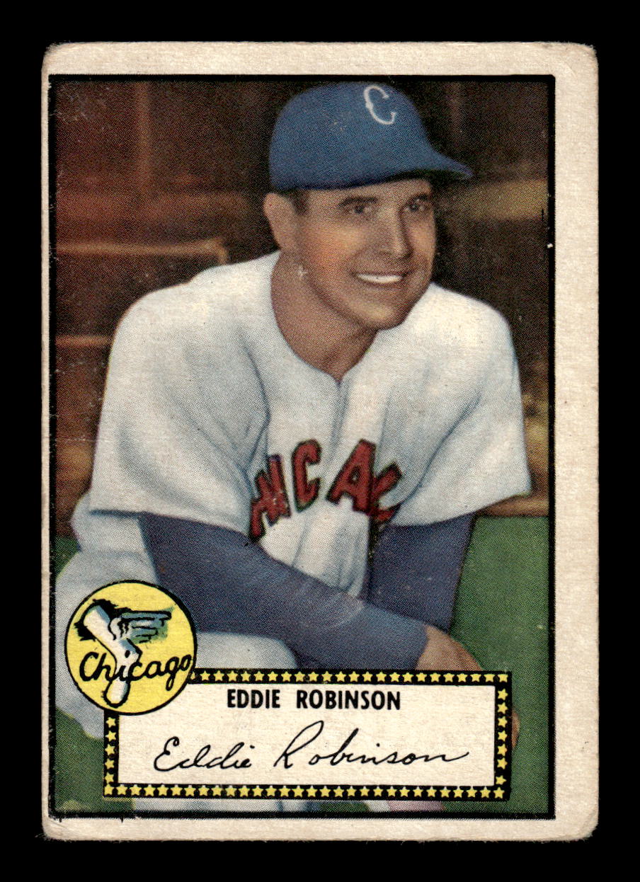 1952 Topps #32 Eddie Robinson Very Good HOF-10001669