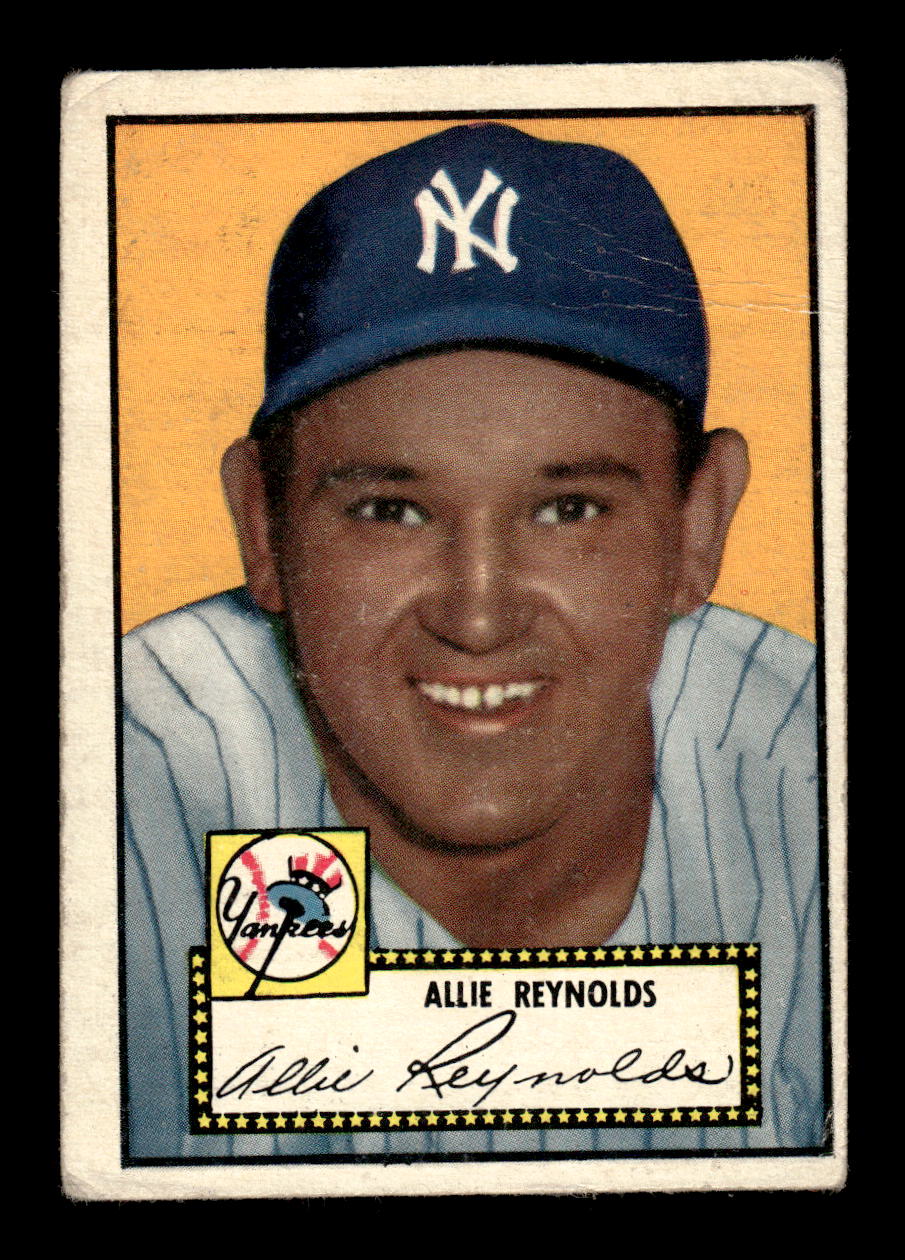 1952 Topps #67 Allie Reynolds Very Good HOF-10001698