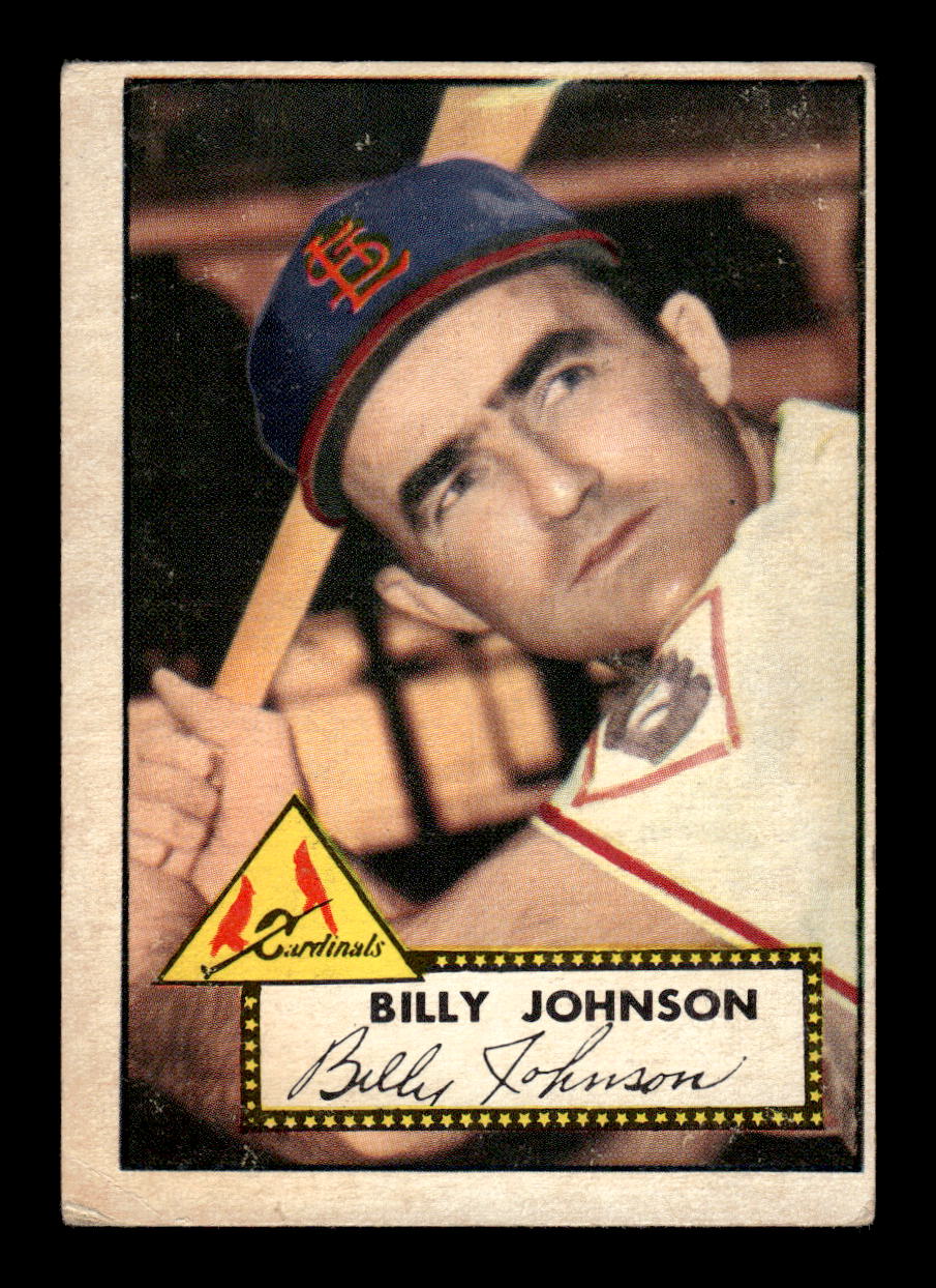 1952 Topps #83 Billy Johnson Very Good HOF-10001711