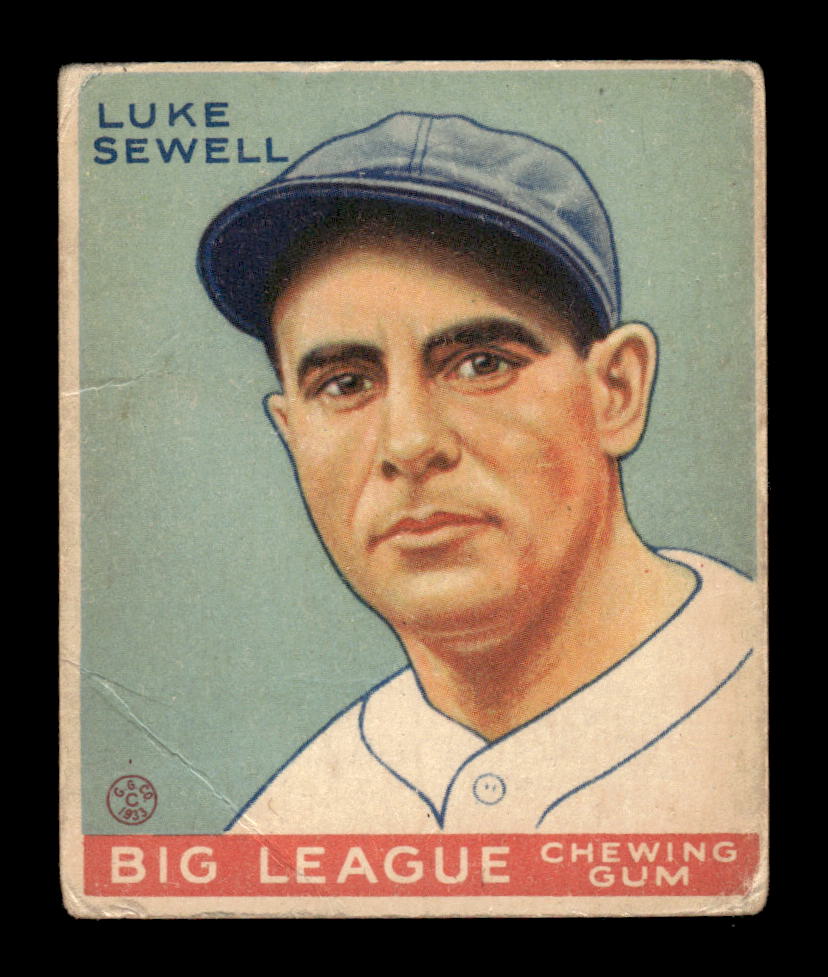 1933 World Wide Gum (V353) #91 Luke Sewell Poor HOF-10001758
