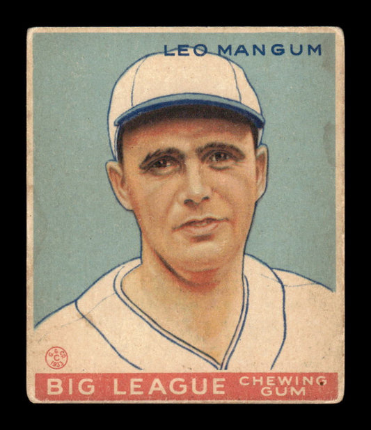 1933 World Wide Gum (V353) #92 Leo Mangum Poor HOF-10001759