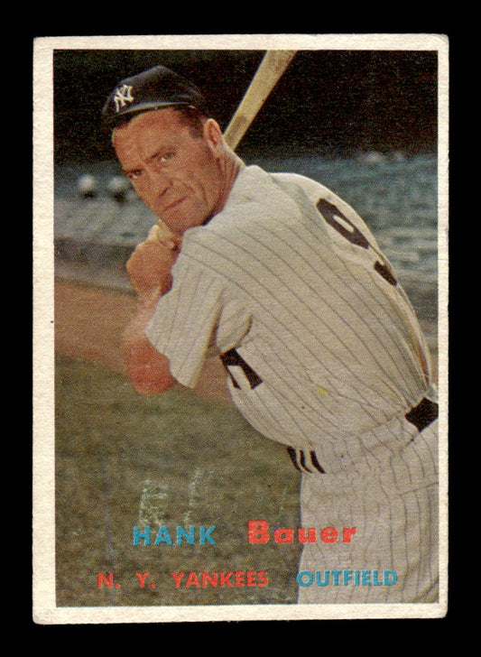 1957 Topps #240 Hank Bauer Poor HOF-10001781