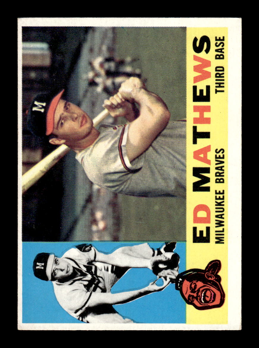 1960 Topps #420 Ed Mathews Excellent HOF-10001793