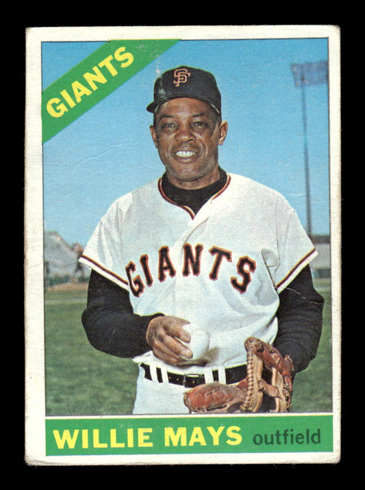 1966 Topps #1 Willie Mays G/VG HOF-10001795